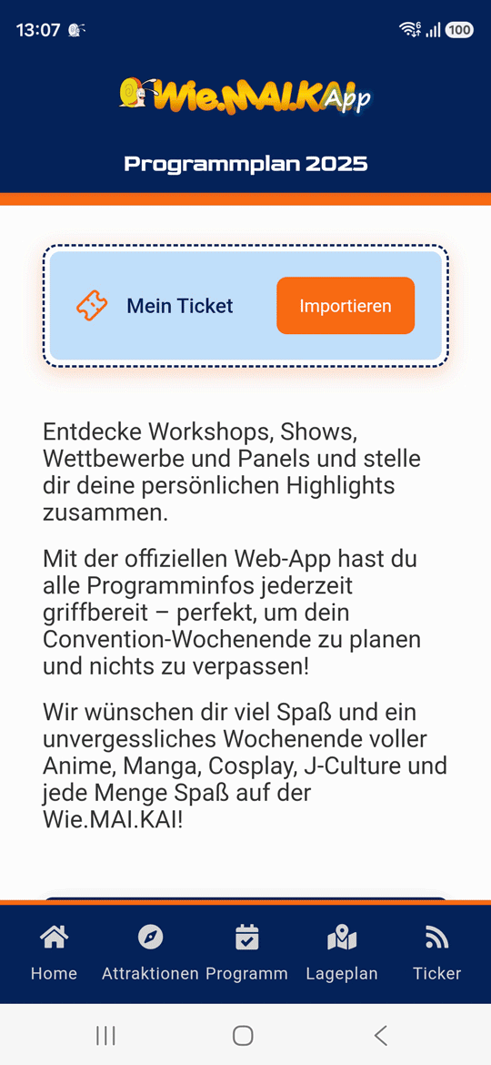 wiemaikai app ticket wallet